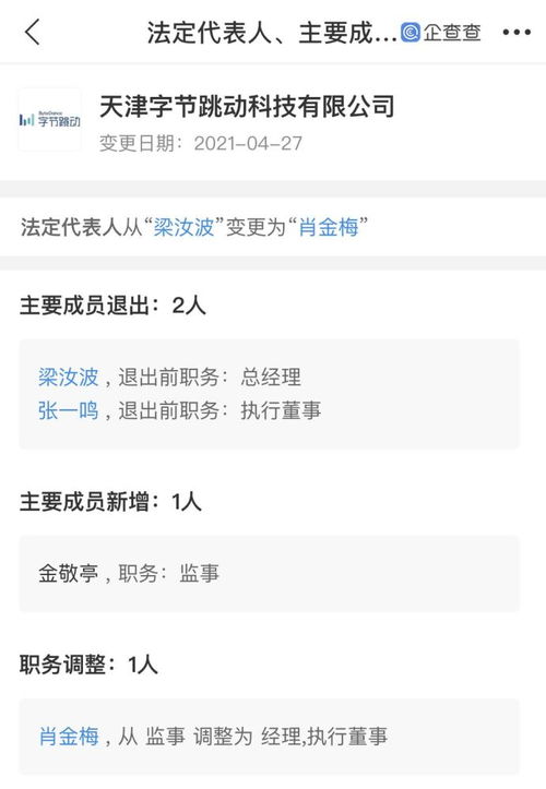 張一鳴與梁汝波退出天津字節跳動科技，技術開發的接力棒將如何傳遞？
